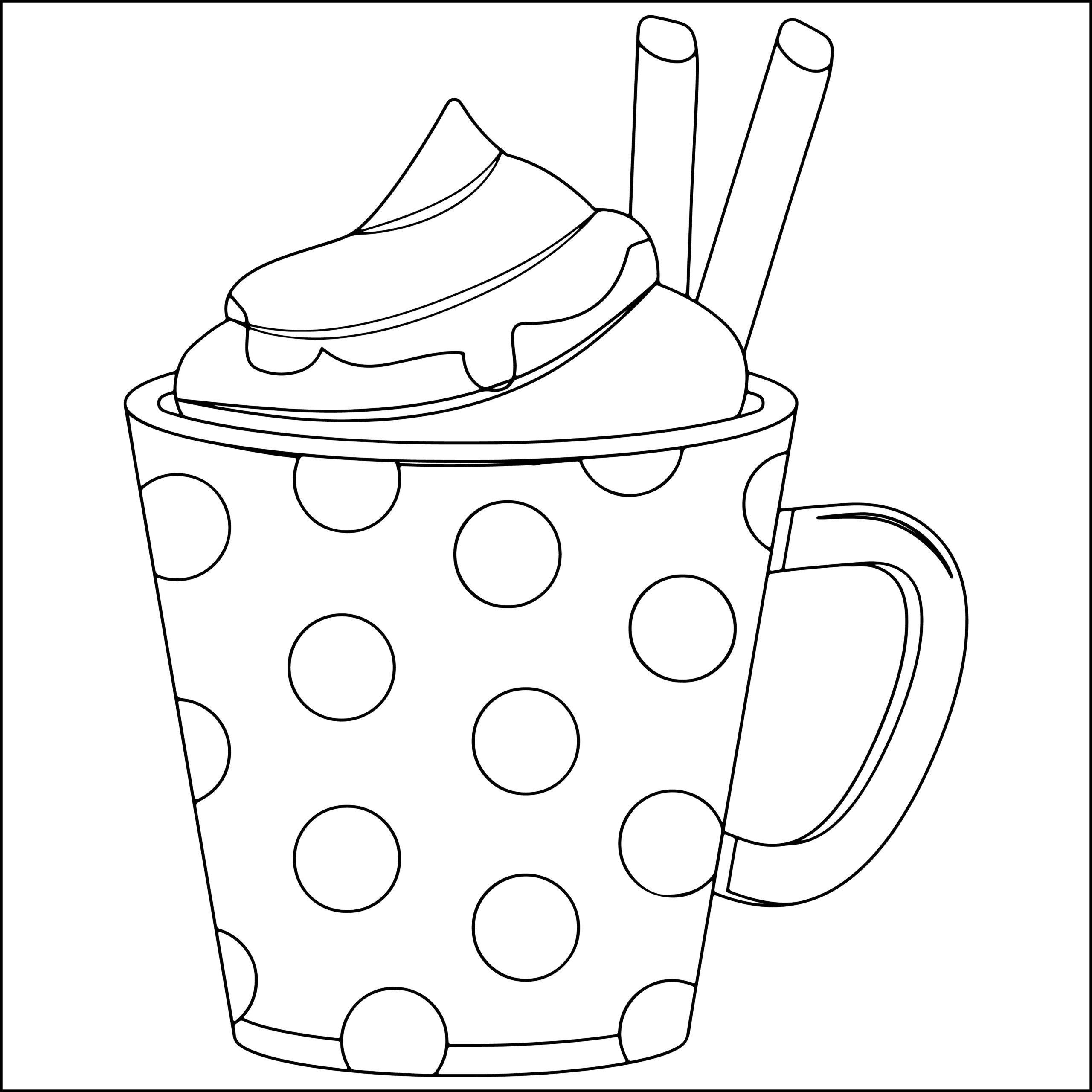 drink coloring pages