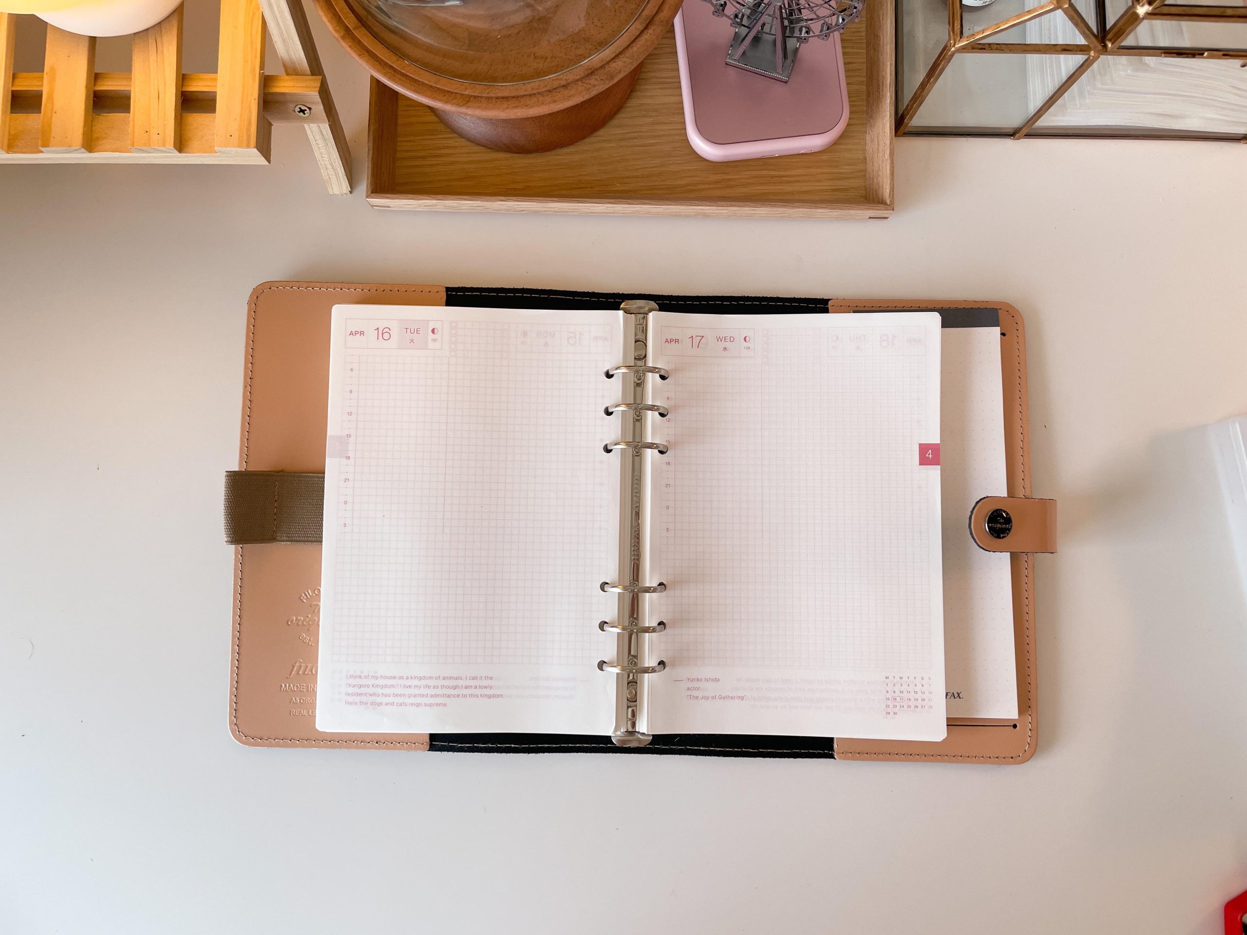 A5 ring binder planner