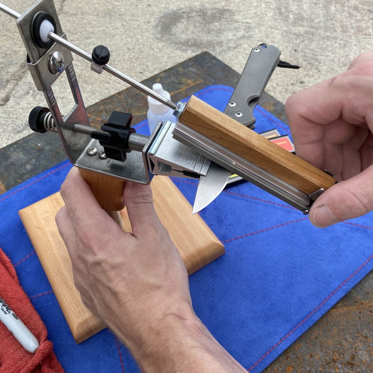 Lansky sharpening system