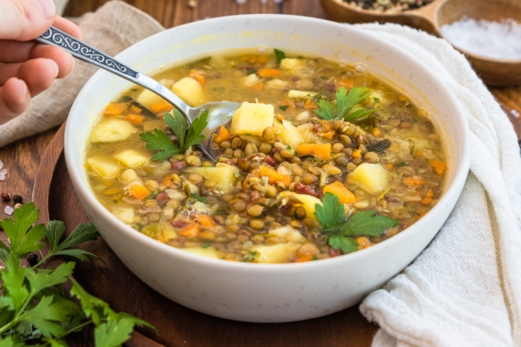 Linsen suppe thermomix