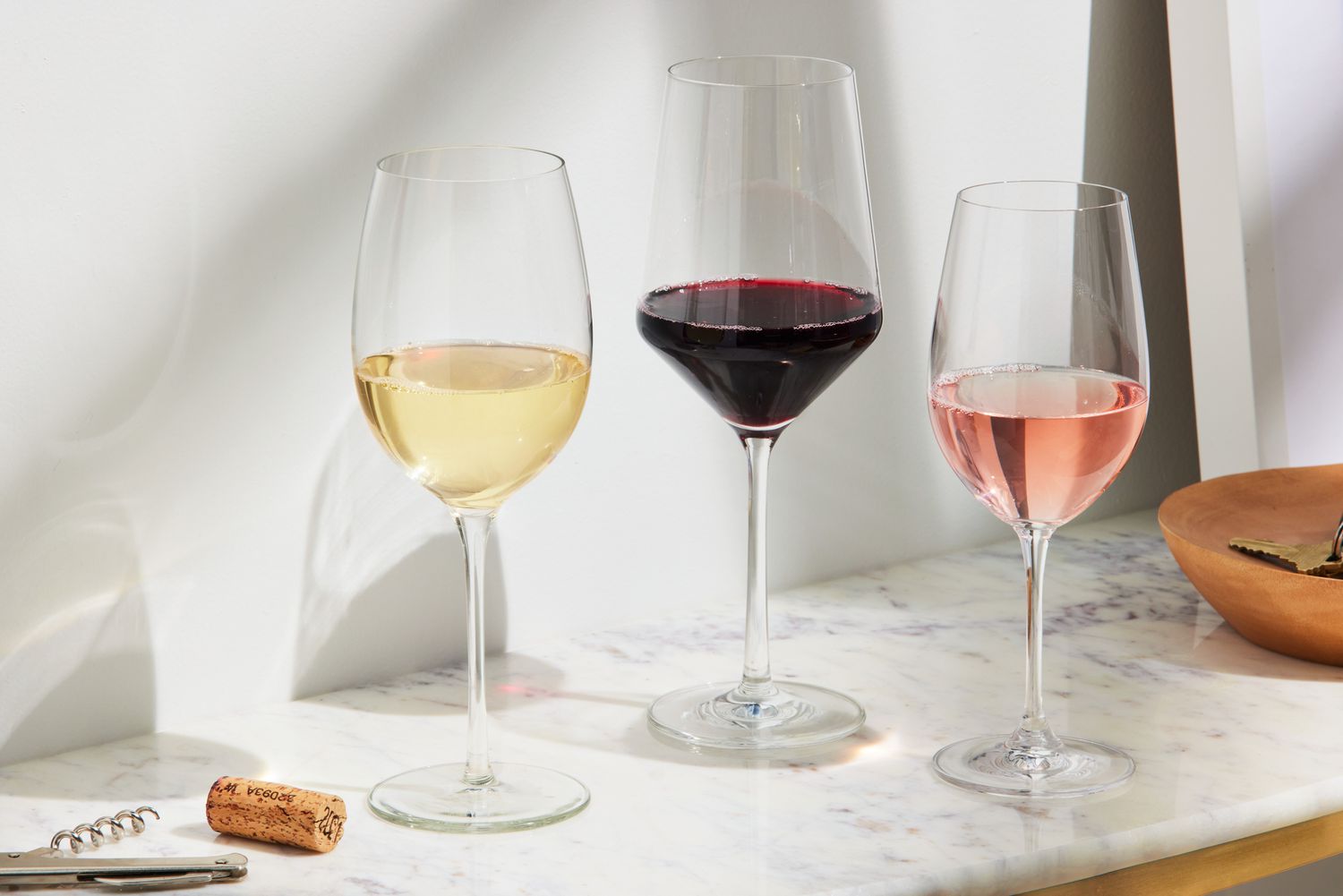 wine glasses