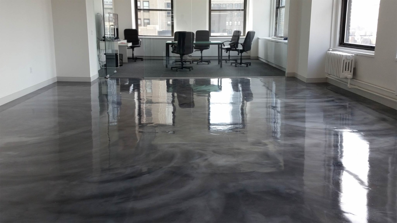 Epoxy garage floors