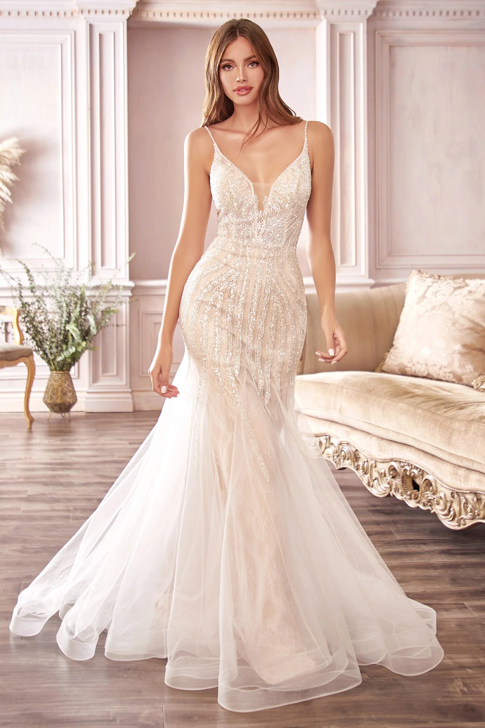Beaded Wedding Dresses Exquisitely Brilliant for Brides